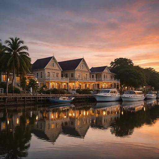 Suriname capital Paramaribo for luxury stays by the Suriname River